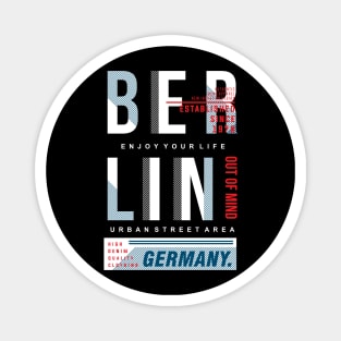 berlin Germany typography Magnet